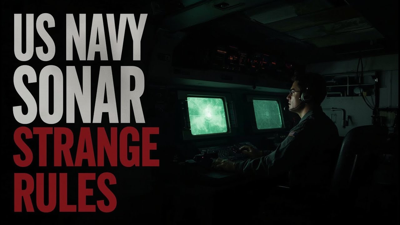 I'm a SONAR Technician for the US Navy...There are STRANGE RULES to follow !