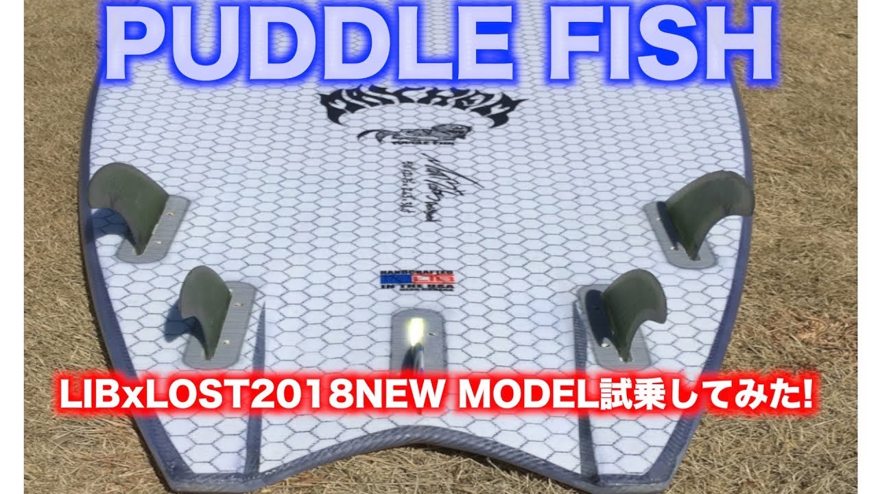 試乗してみた!!🏄LIB x LOST PUDDLE FISH #SOLOSHOT3 DAY239 20180304