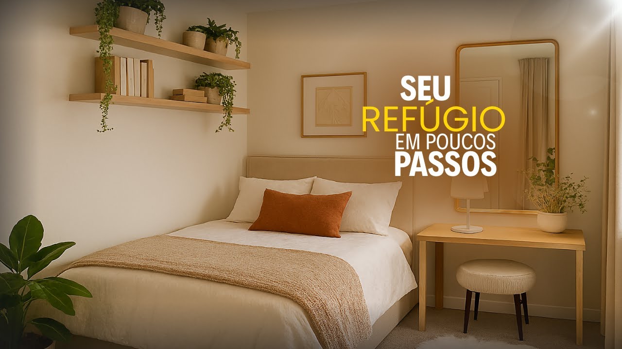 6 dicas fáceis para você decorar seu quarto pequeno