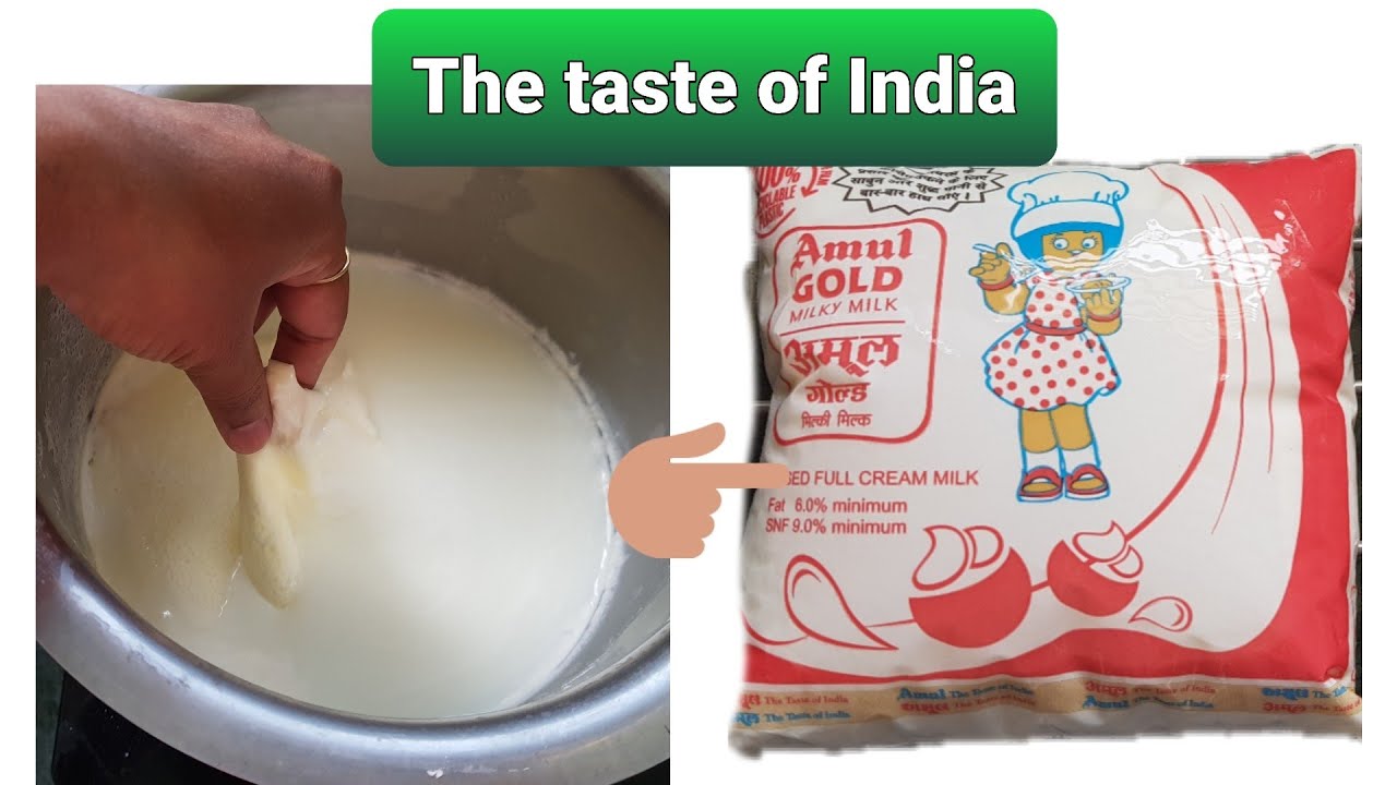 Amul gold full cream milk review/The taste of India