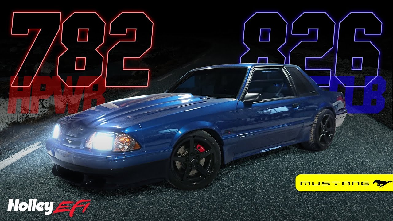 Тюнинг 80-мм турбодизеля Foxbody Mustang на 93-октановом бензине \\ Holley Terminator X \\ SBE Gen 3