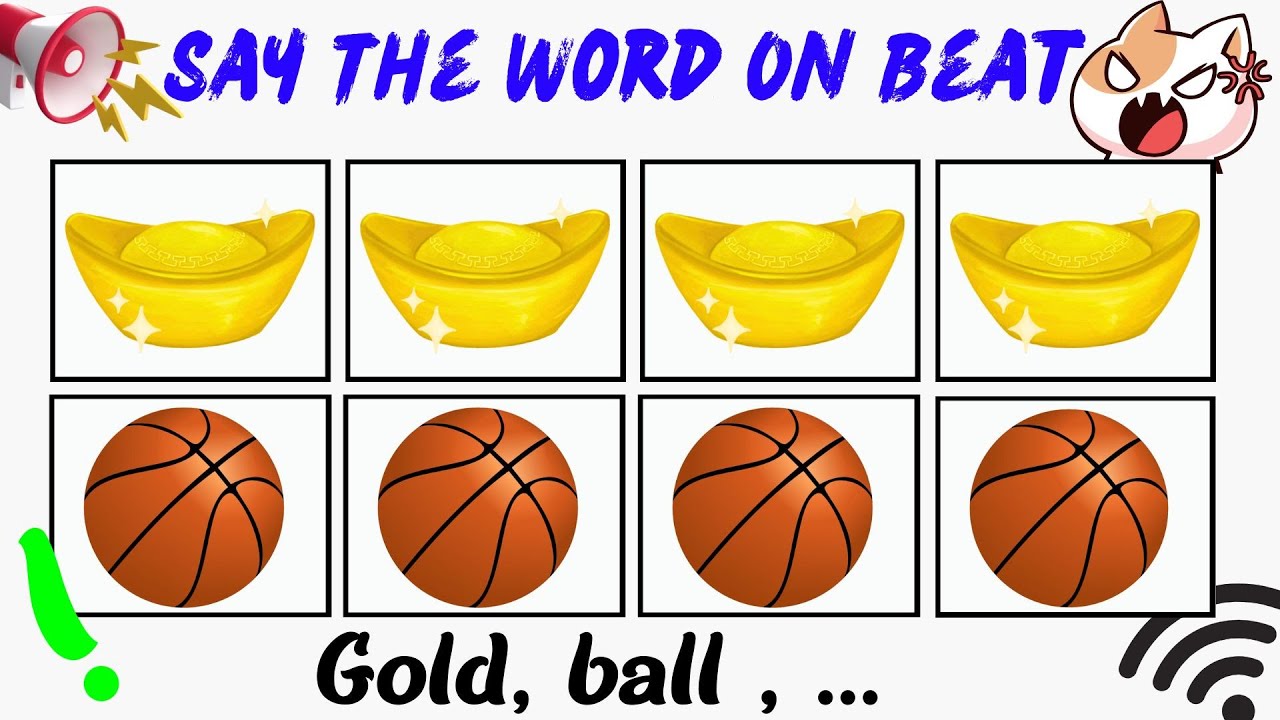 Say The Word On Beat Challenge 2026 | Gold, ball ,.. | Pikotaro | #2016vibes