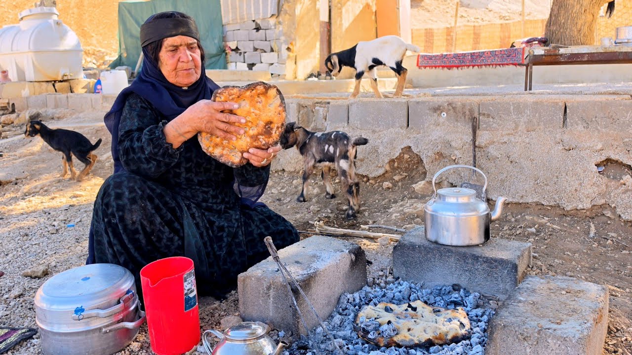 A Day in Grandma Parizad&rsquo;s Nomadic Life ❤️ From the Mountains to a Family Breakfast
