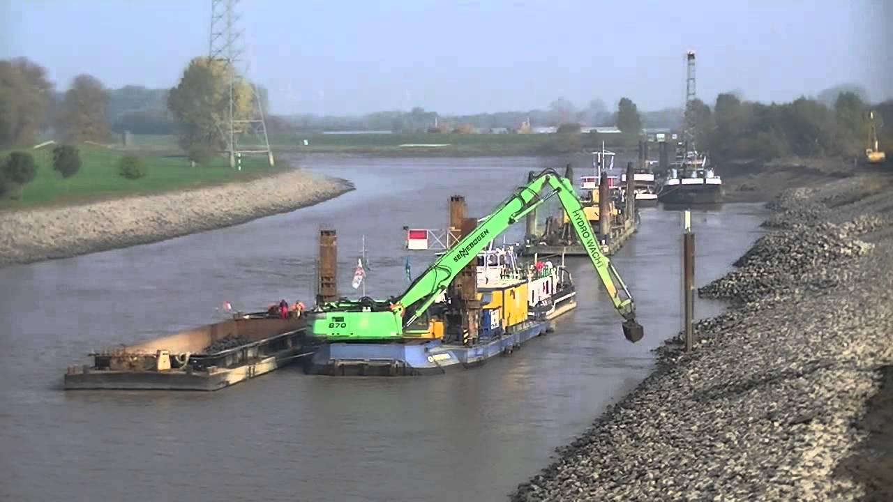 Wasserbau an der Ems bei Papenburg (Teil 2)