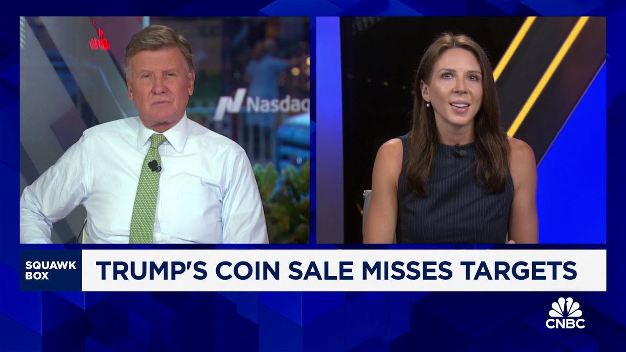 Trump&rsquo;s coin sale misses targets as crypto project&rsquo;s website crashes