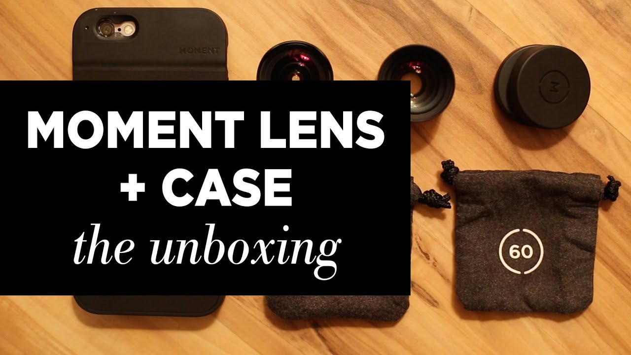 Unboxing Moment Case + Lenses for iPhone 6