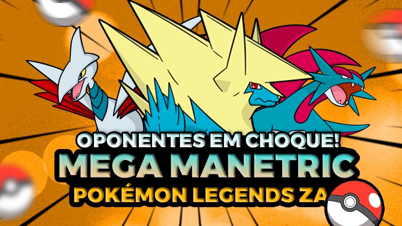 MEUS OPONENTES FICARAM EM CHOQUE CONTRA O MEGA MANETRIC! - Pokémon Legends Z-A