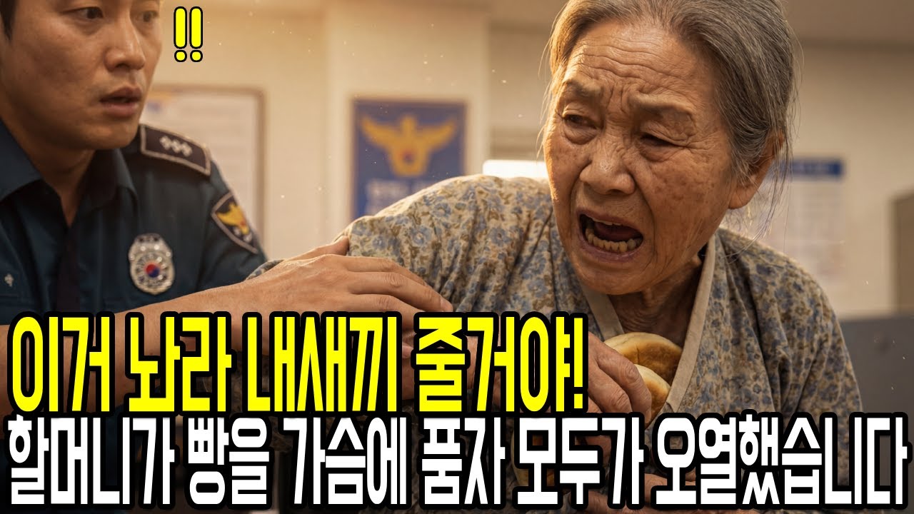 뺏지마! 내 새끼 줄거야! 경찰서에서 난동을 부리는 할머니 모두가 오열했습니다 #시니어사연 #감동사연 #가족사연 #가족이야기