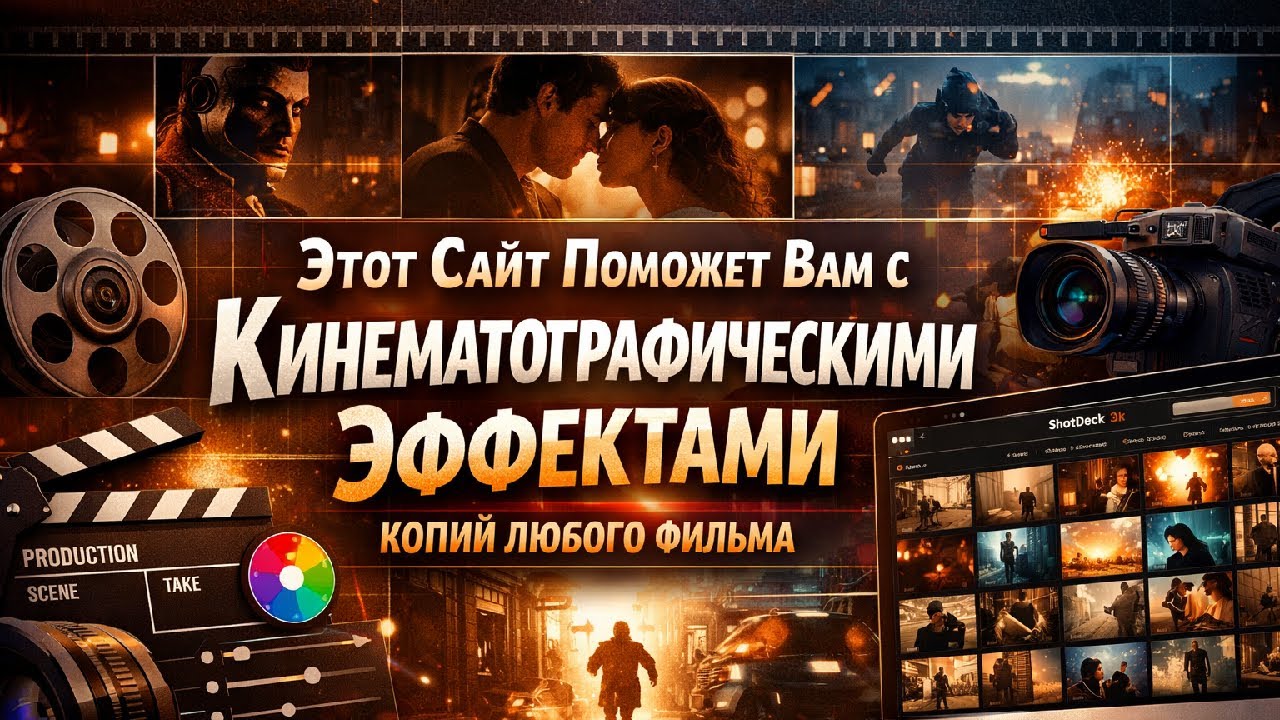 Этот сайт поможет Вам с Кинематографическими эффектами копии любого фильма
