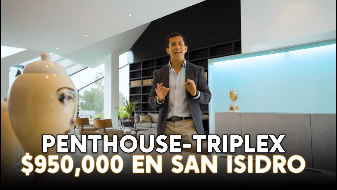 💎 Exclusivo DEPARTAMENTO PENTHOUSE en VENTA en SAN ISIDRO frente a PARQUE 💎
