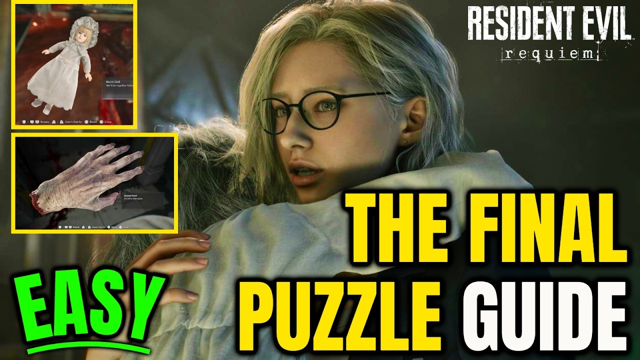 Resident Evil Requiem: How To Complete The Final Puzzle (Marie's Doll) | Easy Steps