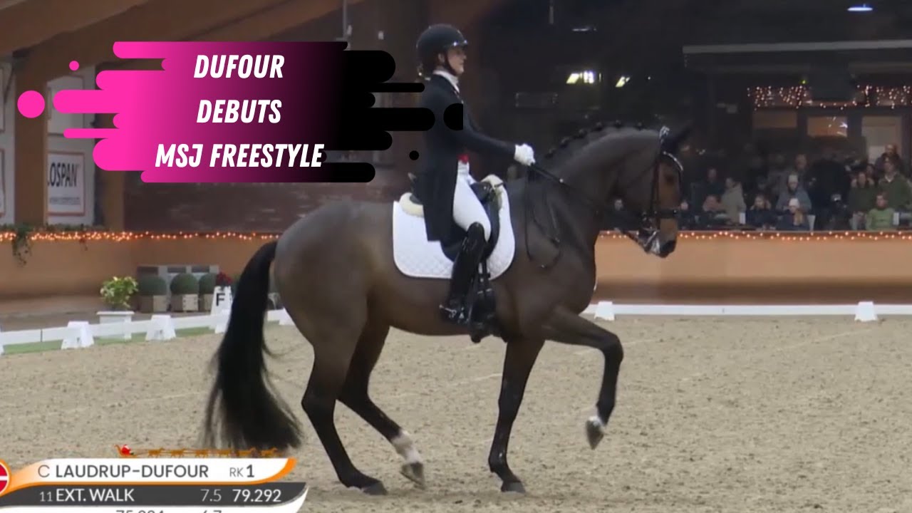Cathrine Laudrup-Dufour Grand Prix Dressage Debuts With Mount Saint John Freestyle 81%