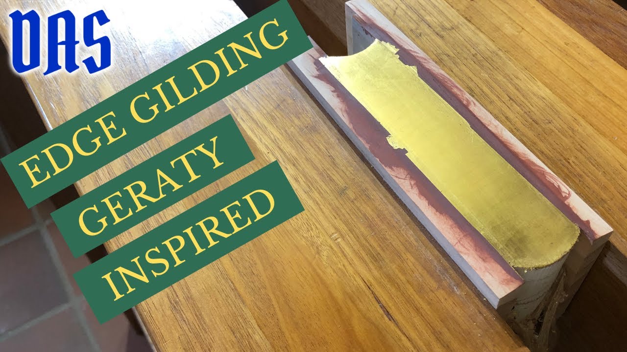 Edge Gilding; Peter Geraty Inspired // Adventures in Bookbinding