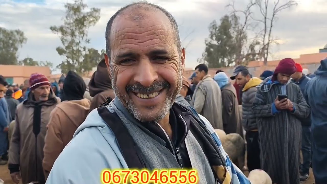 مباشرة من قلب سوق الاربعاء بني عامر اقليم قلعة السراغنة بتاريخ 25/2/2026 أتمنة المواش 🇲🇦🌨️