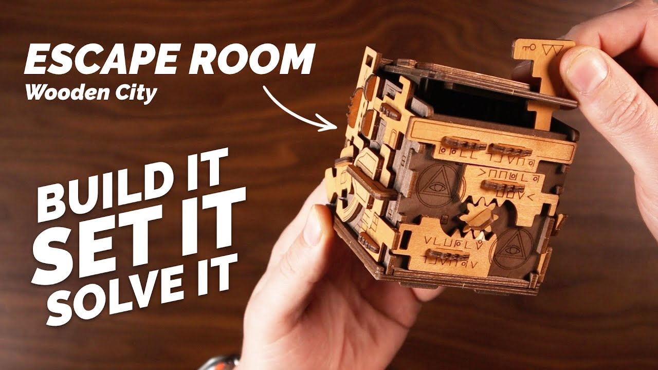 NO glue needed | Escape Room DIY Puzzle | Wooden City | Secret of the Templars