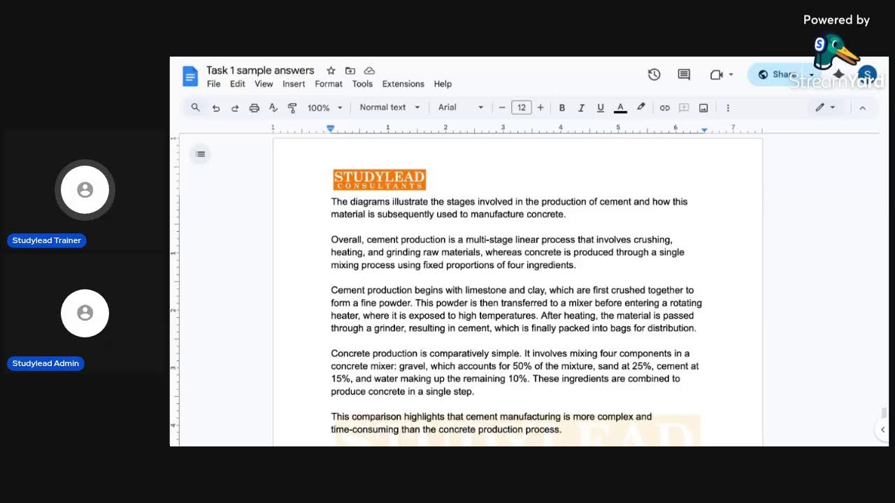 Bristish Council IELTS Crash Course Writing Task 1 Class #3