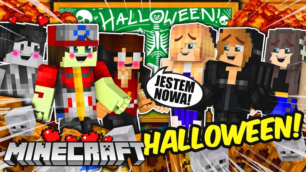 🎃💀HALLOWEEN W SZKOLE?! *potwory i duchy?!* | MINECRAFT EKSTRA SZKOŁA HALLOWEEN!