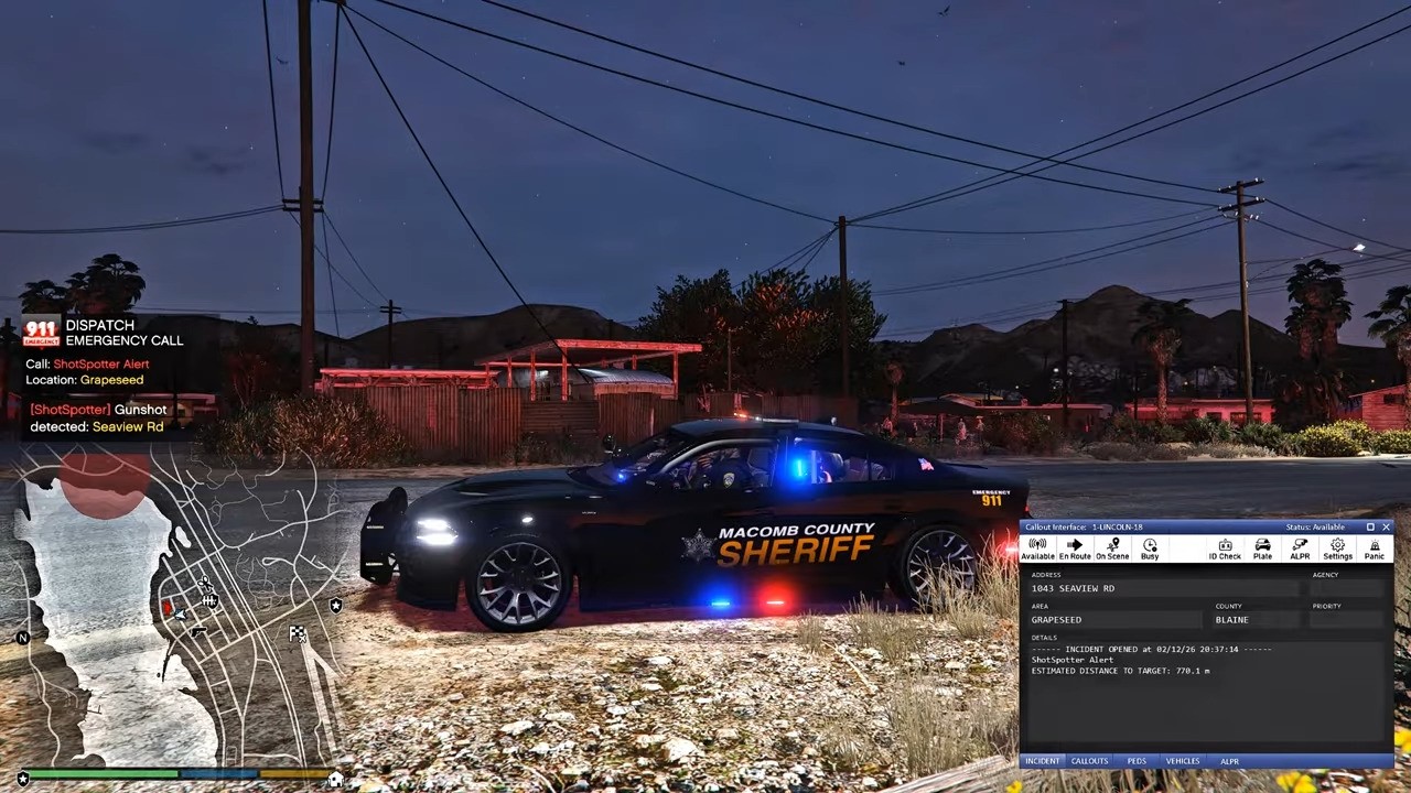 LSPDFR Shooter on the run