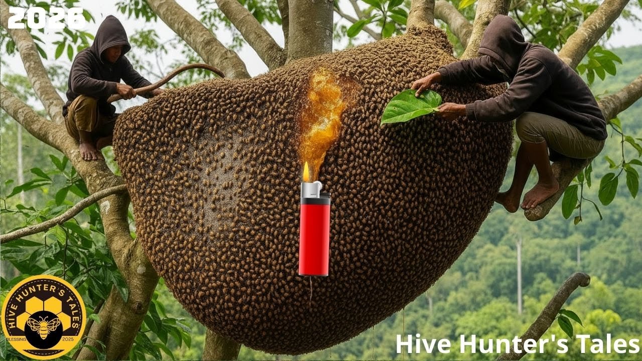 Forest Honey Harvest 2026 - Dropping the lighter dramatically