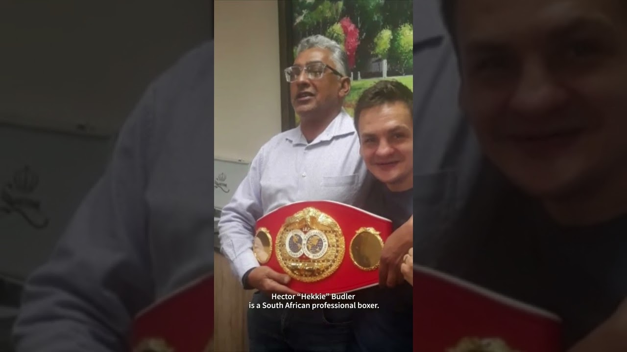 We got a lovely surprise visit from World  Champion Hekkie Budler.