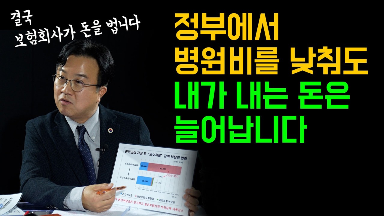 선량한 환자 뒤통수 치고, 보험회사만 배 불리는 관리급여 정책