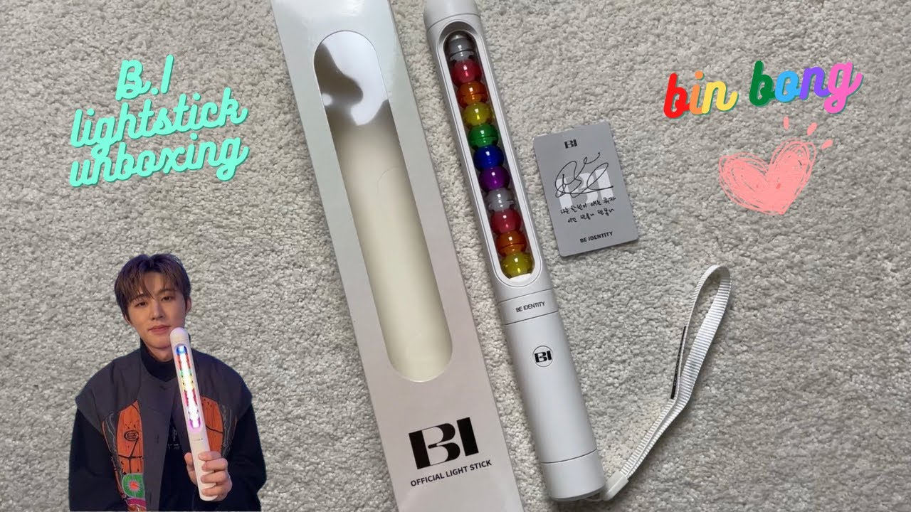 ♡Unboxing B.I 비아이 Official Lightstick♡