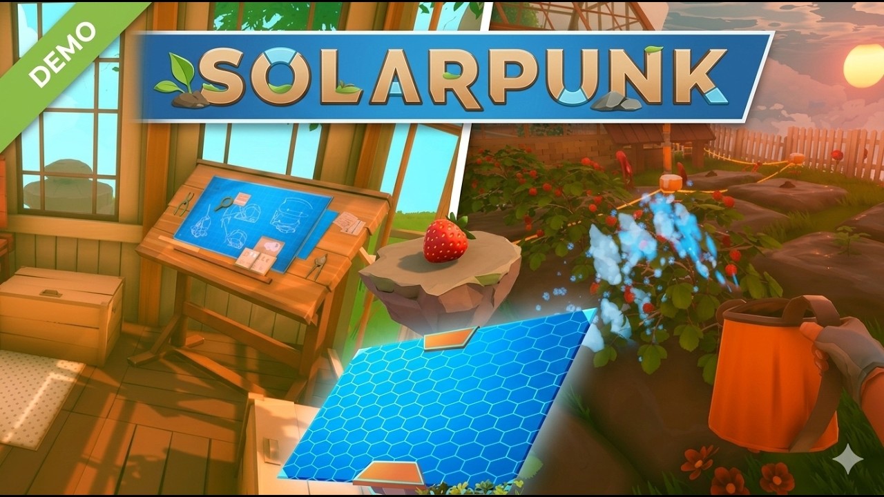 SOLARPUNK Demo | The Most Beautiful Builder Yet