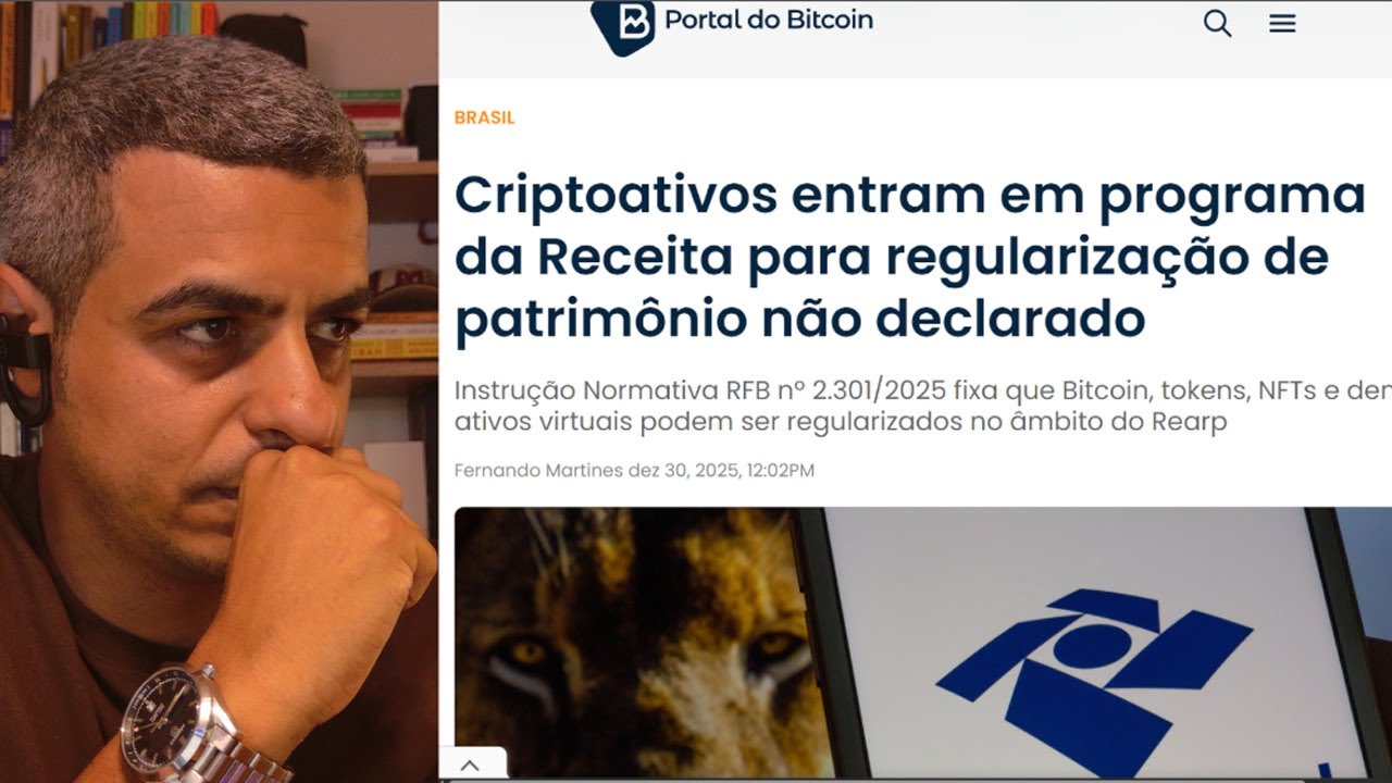 🚨 RECEITA FEDERAL NA MIRA DAS CRIPTOS! Veja o que muda com a regulariza&ccedil;&atilde;o patrim&ocirc;nio BITCOIN HOJE