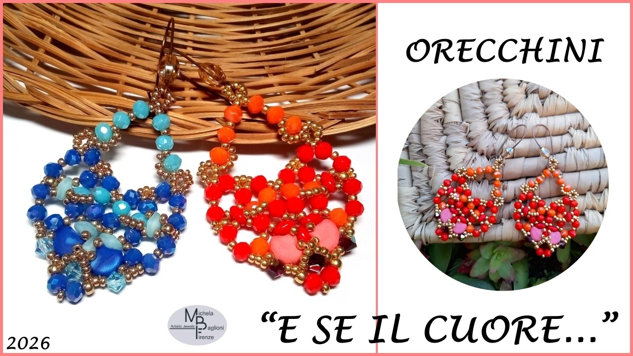 💕 E SE IL CUORE... 💕  TORNANO I MIEI CUORI DI PERLINE Ginko beads Superduo Rondelle #Tutorial #Cuore