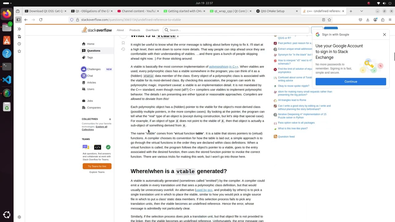 Qt6: Setting up the main window