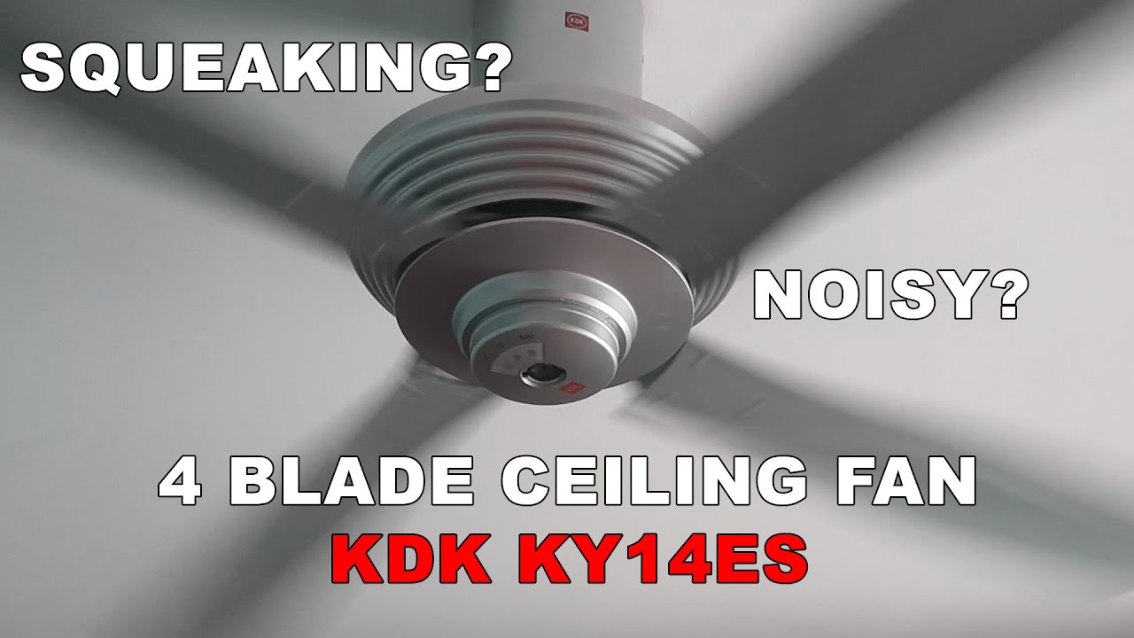 How to Repair Noisy, Squeaking & Humming Ceiling Fan | Replace Capacitor & Bearing | KDK KY14ES