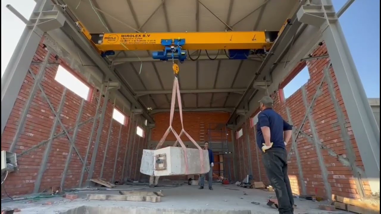 During the installation and commissioning of an overhead crane in a project in Iraq 