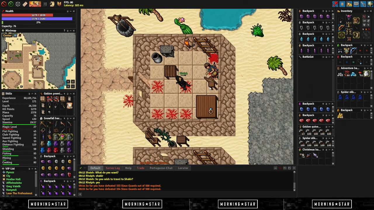 MEDIVIA - Slave Guard (task) [Luring and Hunting]