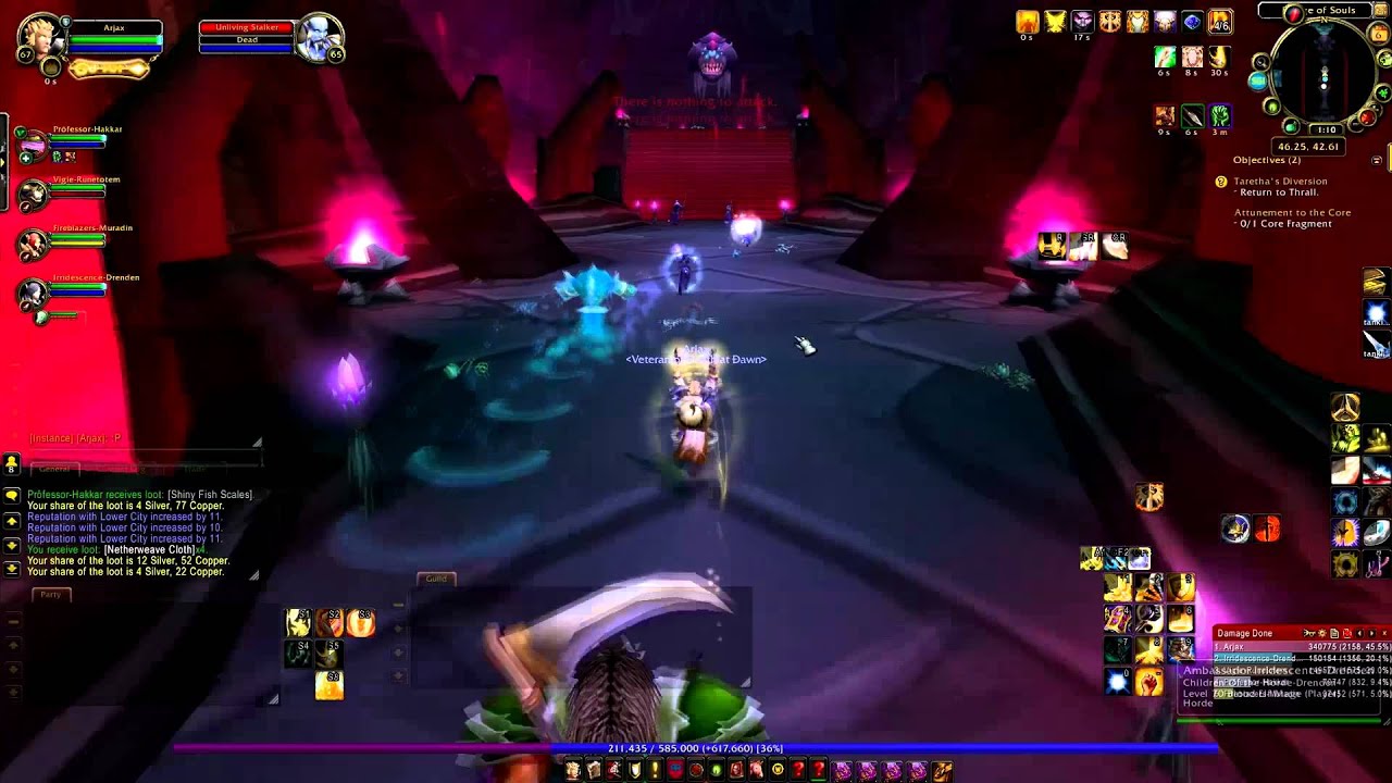 Auchenai Crypts Tanking guide