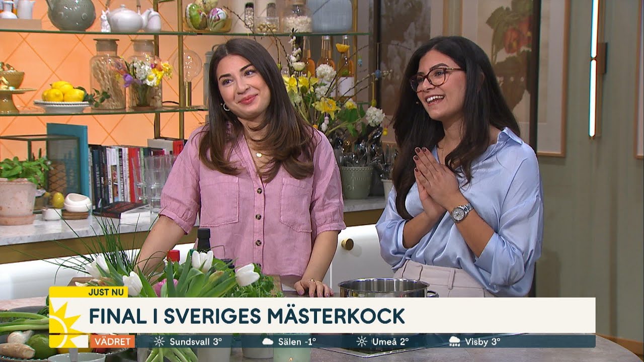 Final i Sveriges Mästerkock: ”Känslorna är som en berg- och dalbana” - Nyhetsmorgon (TV4)