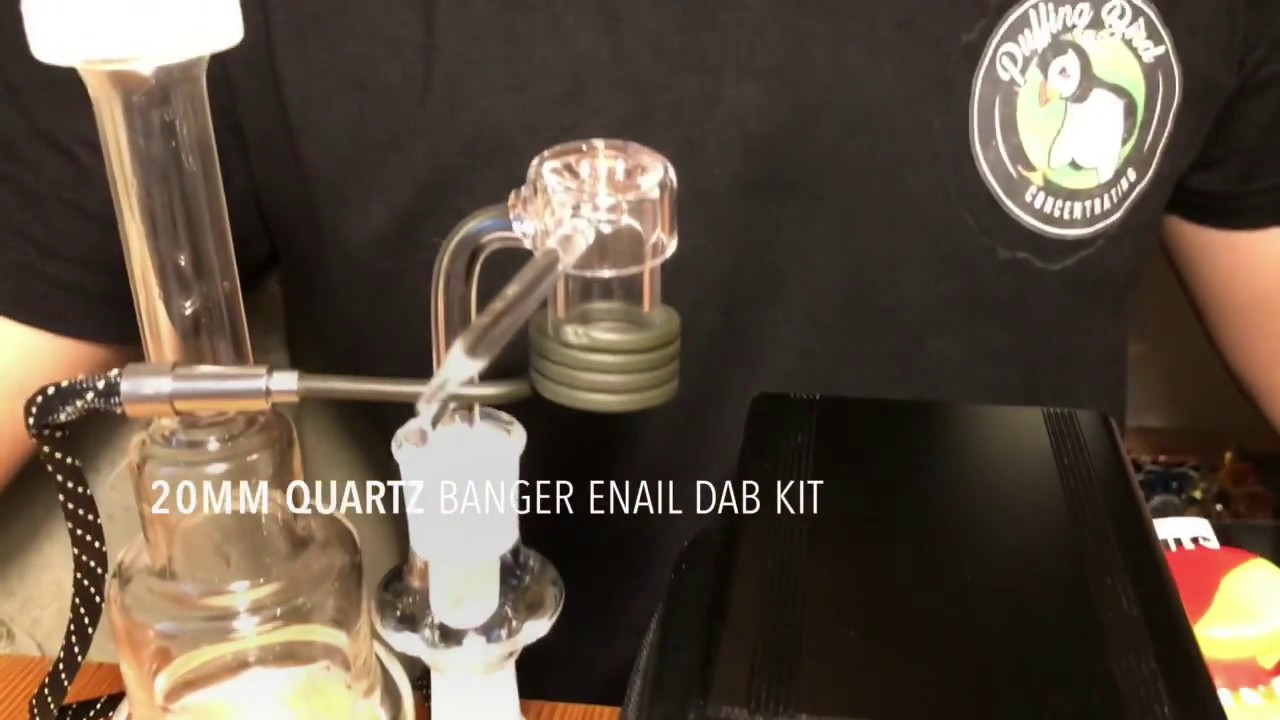 Quartz Enail Dab Kit In Use - Puffing Bird - Gear Review Series