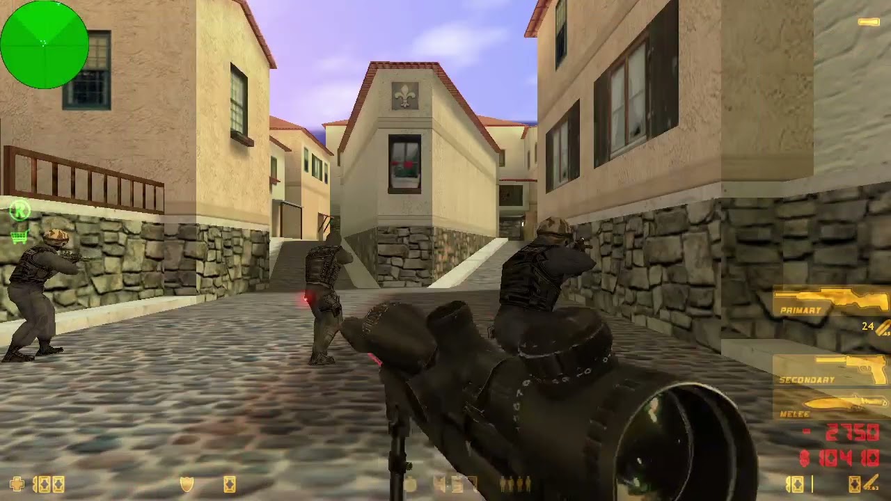 Геймплей Counter-Strike 1.6 CS Италия