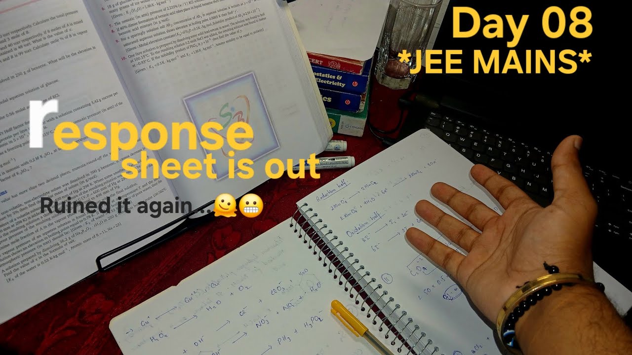 Calculating shit ...response sheet ft. Day 08 [dropper]✨️