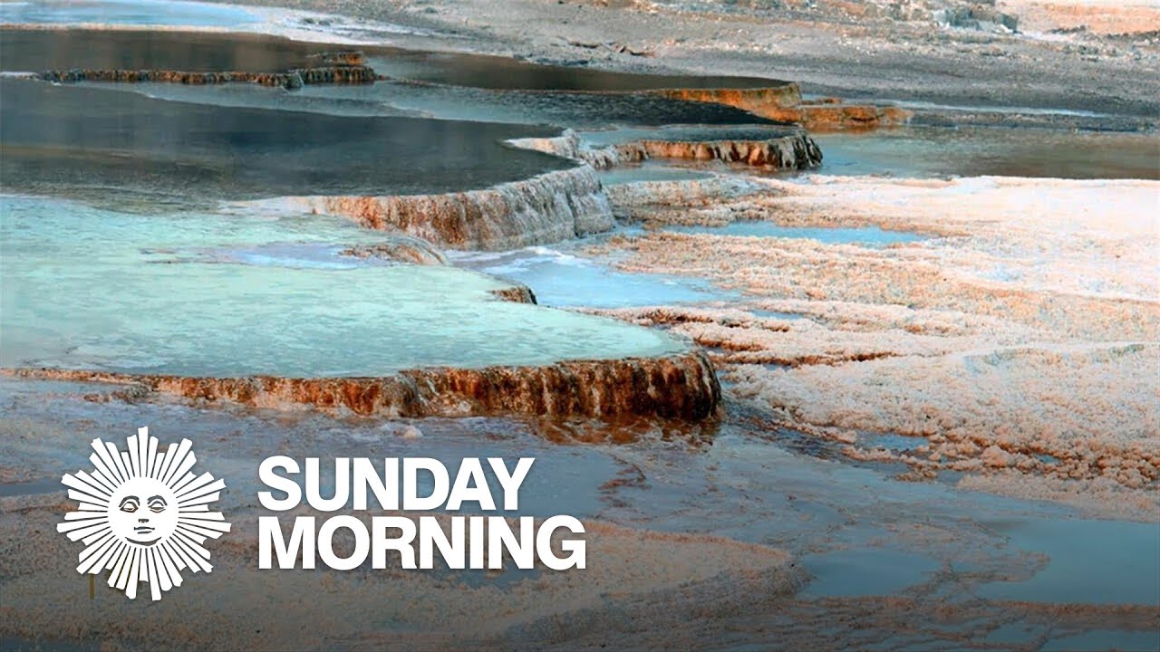 Nature: Mammoth Hot Springs at Yellowstone