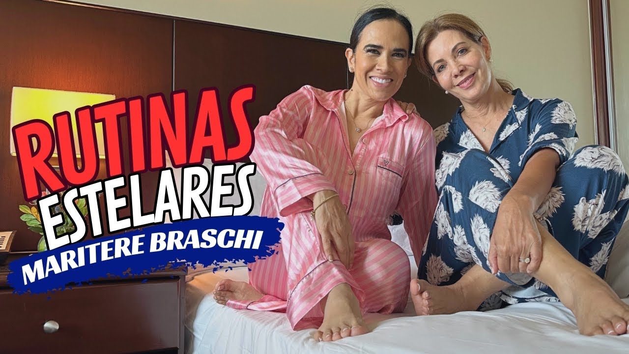 EJERCITATE AL LEVANTARTE Y COME CON ELEGANCIA CON MARITERE BRASCHI/“Rutinas Estelares”