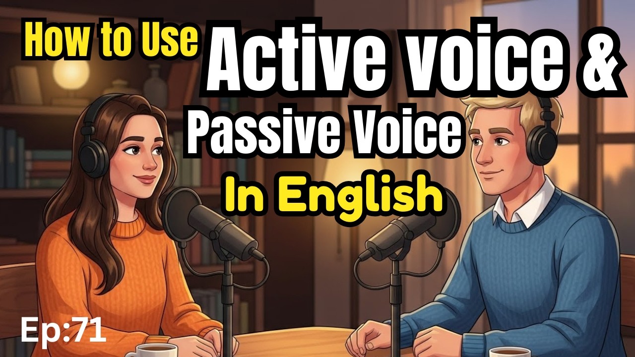 How to Use Active and Passive Voice in English | Easy English Grammar |  Easy English Conversation