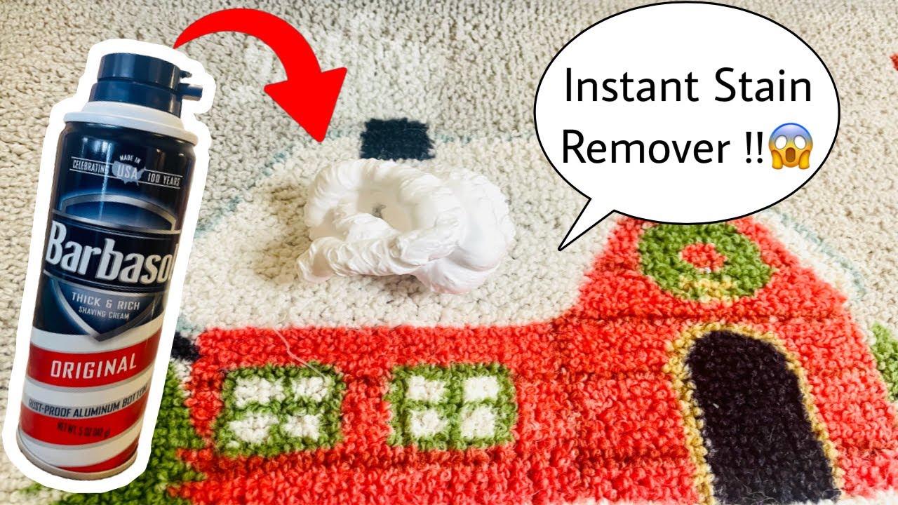 Spread shaving cream on your CARPET or RUG and THIS will happen!! / Stephanie McQueen