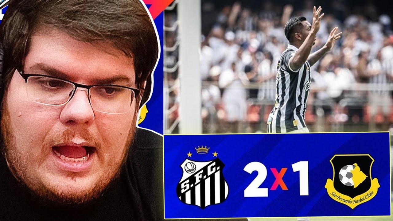 CASIMIRO REAGE A SANTOS 2X1 SÃO BERNARDO - MELHORES MOMENTOS #casimiro