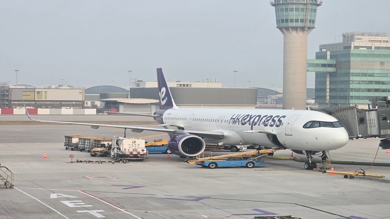香港快運 A321NEO 台北飛往香港 "全程飛行" HK express A321NEO Taipei To Hong Kong "Full Flight"