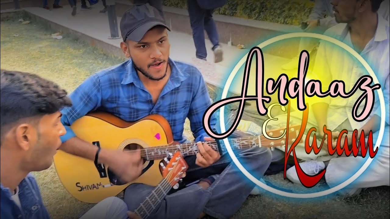 Andaaz-E Karam || Cover By Guitar|| Public Reaction Video|| @Maushiki 