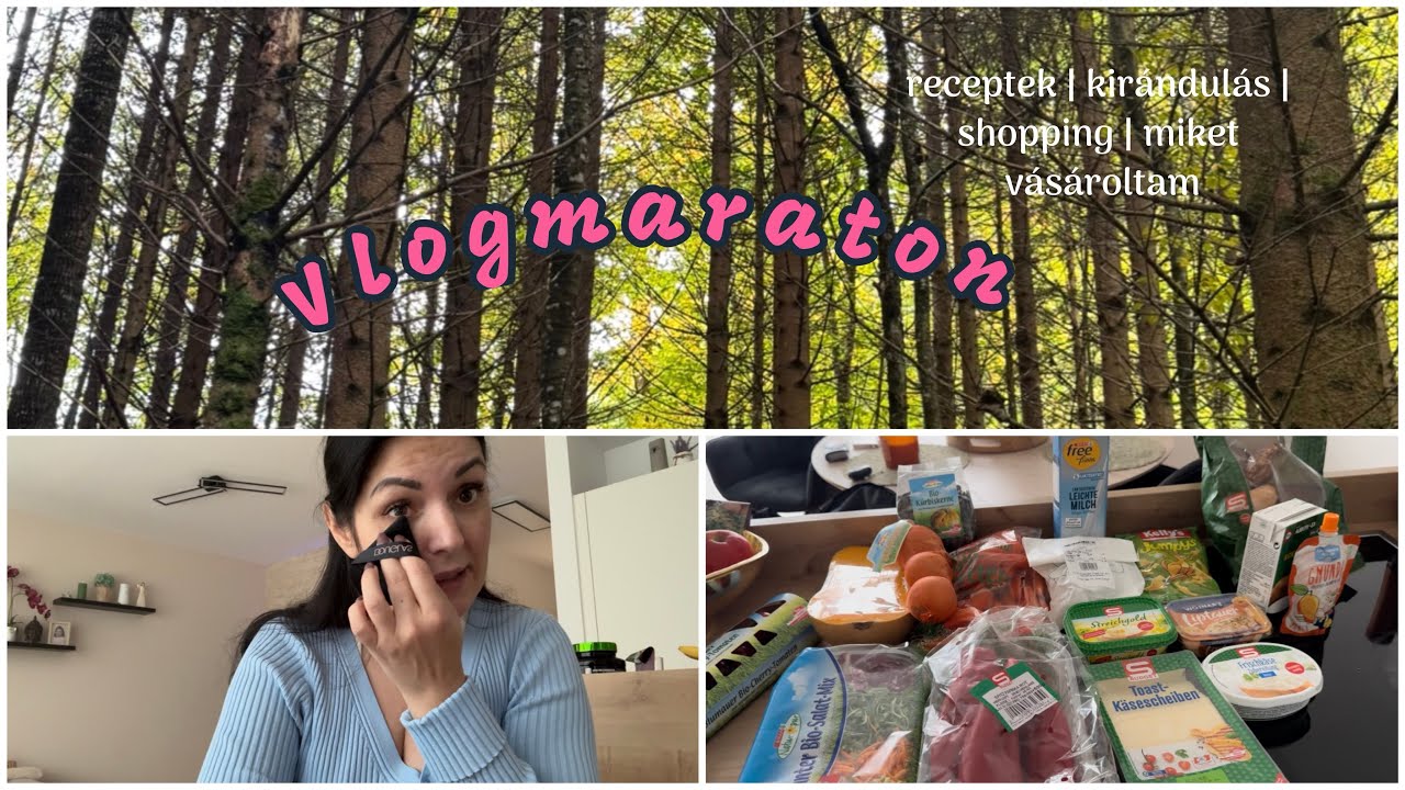 Heti vlog | új receptek | izgalmas kirándulás | miket vásároltam | új sminkcuccok