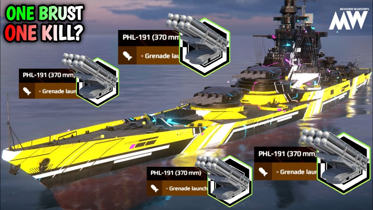 Modern Warships PHL-191 - Super Alsace ☠️ Brutal Brust Damage 🔥 Alpha Test