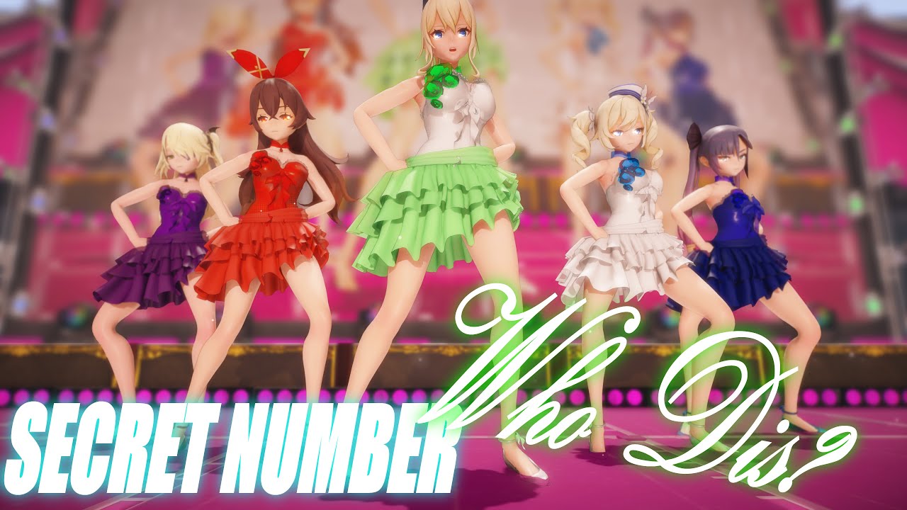 【原神/Genshin Impact】SECRET NUMBER(시크릿넘버) _ Who Dis?【4K】【MMD】
