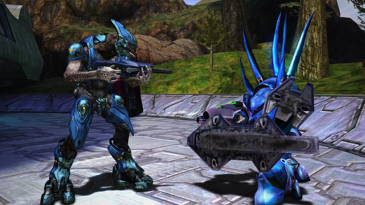 Элиты из Halo 4 против Охотников из Halo 1