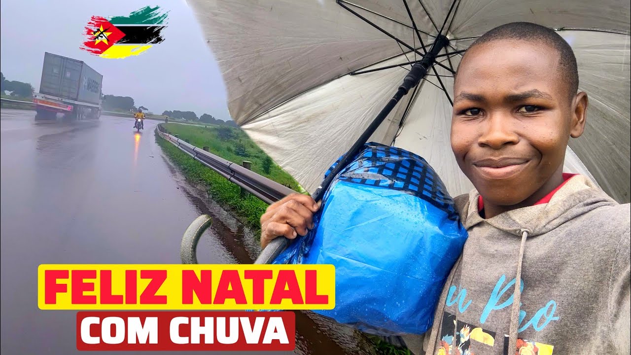Viajei com chuva para passar o natal com família